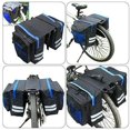 thumbnail image 3 of Bolsa para sillín de bicicleta, cesta para bicicleta de montaña, asiento trasero, portaequipajes doble con asa de gancho ajustable, bolsillos reflectantes y grandes, 3 of 5