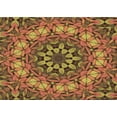 thumbnail image 1 of Ahgly Company Machine Washable Indoor Rectangle Transitional Caramel Brown Area Rugs, 2' x 4', 1 of 7