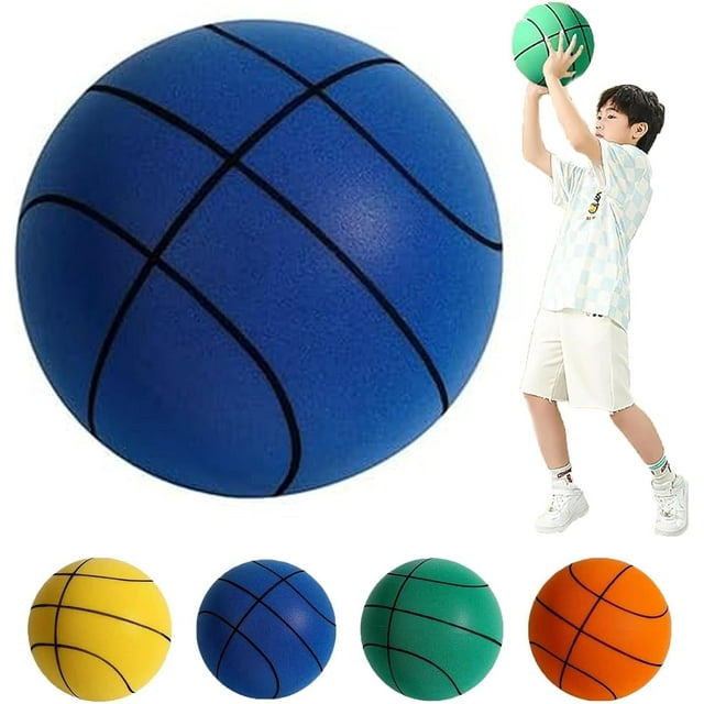 LAICAIW Nuzofy Ballon de Basketball Silencieux, Dribble de Basketball Silencieux Intérieur, Dribble Dream, Dribble de Basketball de Dream, Ballon en Mousse de Basketball à Rebond Silencieux, Dribble de Basketball Silencieux Intérieur 28.5
