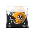 thumbnail image 3 of Mini Football Helmet Display Case (not full size) - - Clear Acrylic Plexiglass with Wall Mount, Mirror and White Risers (A003-WR), 3 of 7