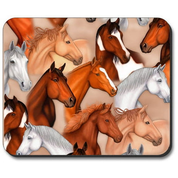 Art Plates brand Mouse Pad - Choppers & Skulls