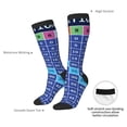 thumbnail image 4 of Susaid Multiplication Table Print Thermal Winter Socks for Men and Women, Warm Crew Hiking Socks, for Boots and Outdoor Activities, 4 of 6