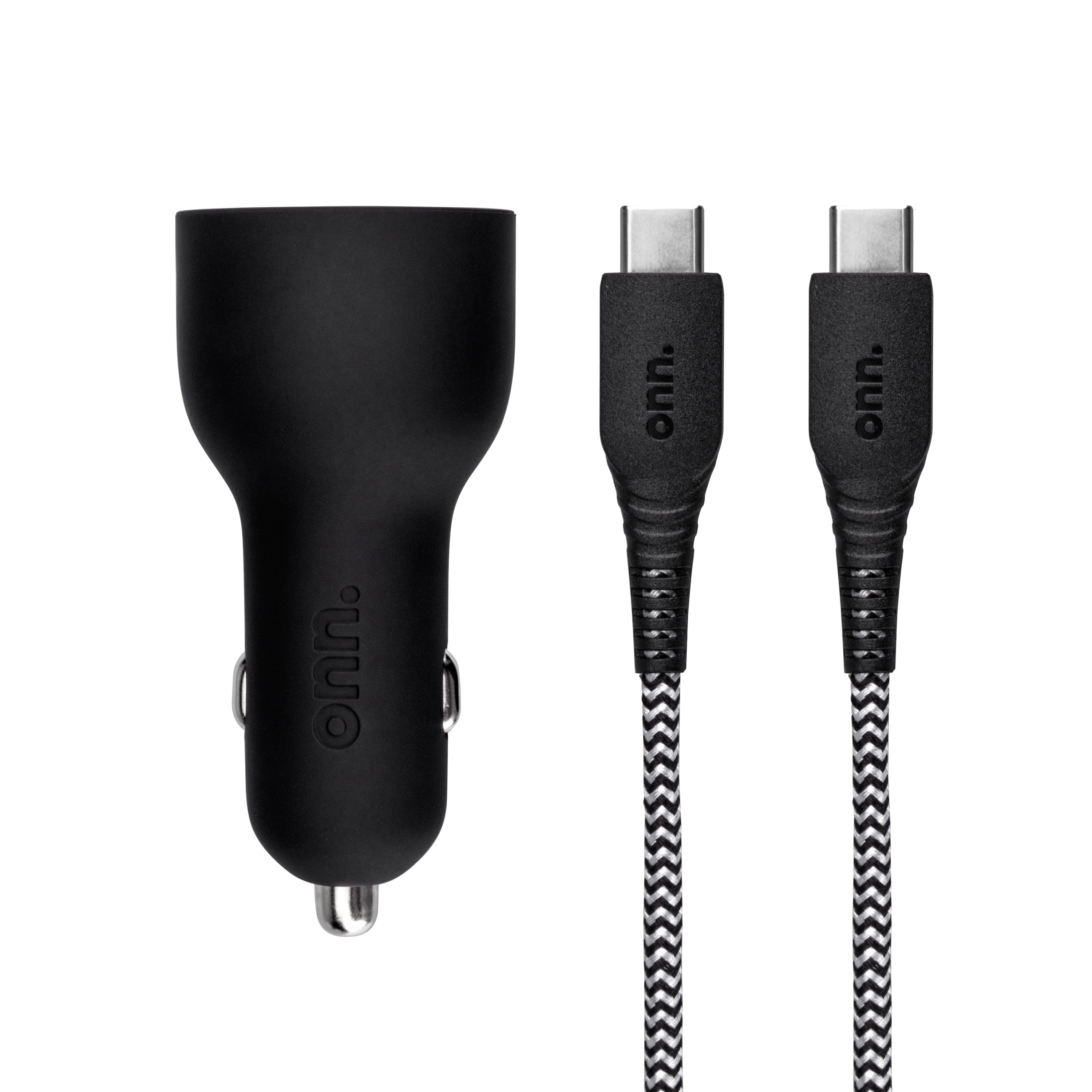 Onn usb c car charger deals
