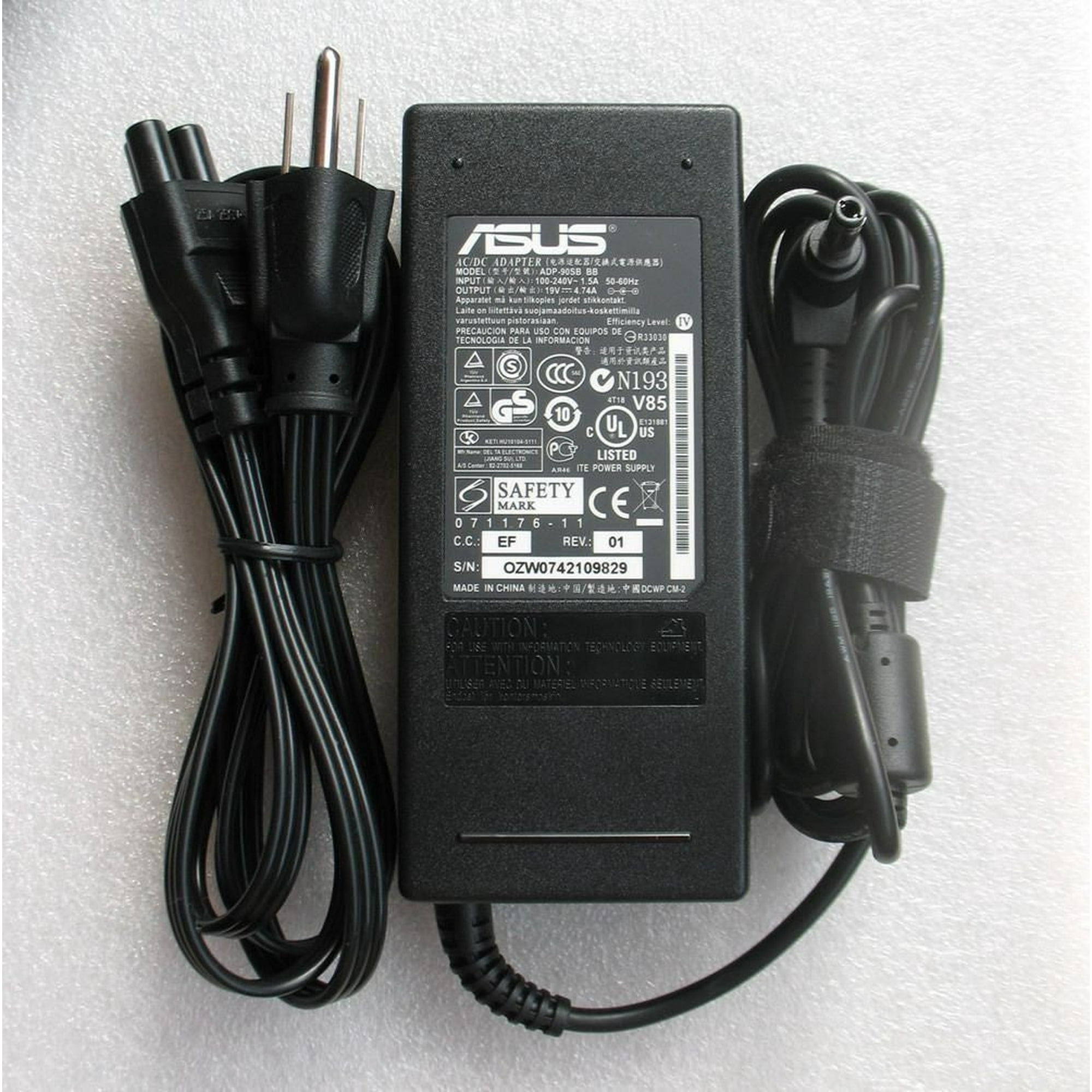 Nouveau véritable adaptateur secteur pour ordinateur portable Asus et  chargeur de cordon d'alimentation PA-1900-24 19V 4.74A 90W 5.5*2.5mm
