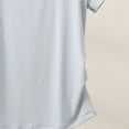 thumbnail image 4 of hlysgo Womens Comfy Lightweight Shirt Running Workout Swim Basic Short Sleeve Crewneck Sun T-Shirt Blue,XL, 4 of 6