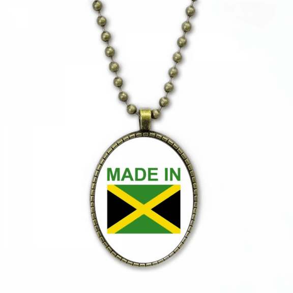 jamaica country love necklace vintage chain bead pendant jewelry collection