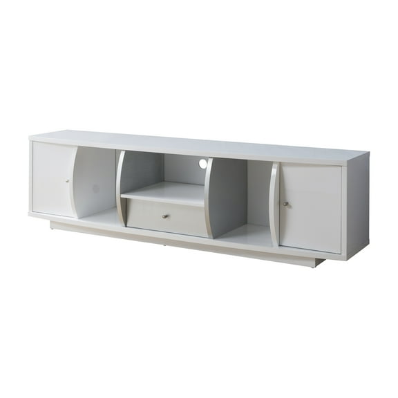 Furniture of America Gather TV Stand for TVs up to 80", White