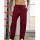 thumbnail image 4 of Pantalones largos para hombre, de color liso, para exteriores, ajustados, con bolsillos, para ejercicio, de poliéster, 4 of 6