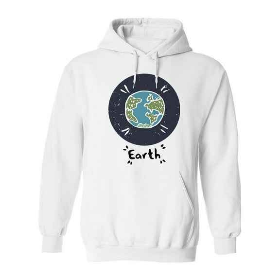 Earth Design Hoodie Men -Image by Shutterstock, Male 4X-Large