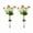 B, variant on 2 Pack Solar-Powered LED Floral Floor Lamps, 24in Weatherproof Outdoor/Indoor Decor with 600mAh Battery & Solar Panel for Garden, Patio, Christmas Party, Holiday Decoration