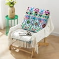 thumbnail image 6 of 22 Inch Square Meditation Cushion, Dutch Velvet Boho Floor Pillow for Yoga, Reading Nook, and Relaxation, 6 of 7