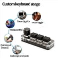 thumbnail image 4 of 2X Macropad Macro Teclado Mecánico RGB Mini Gaming Perilla de Programación Personalizada Teclados 3 Teclas para Photoshop, 4 of 5