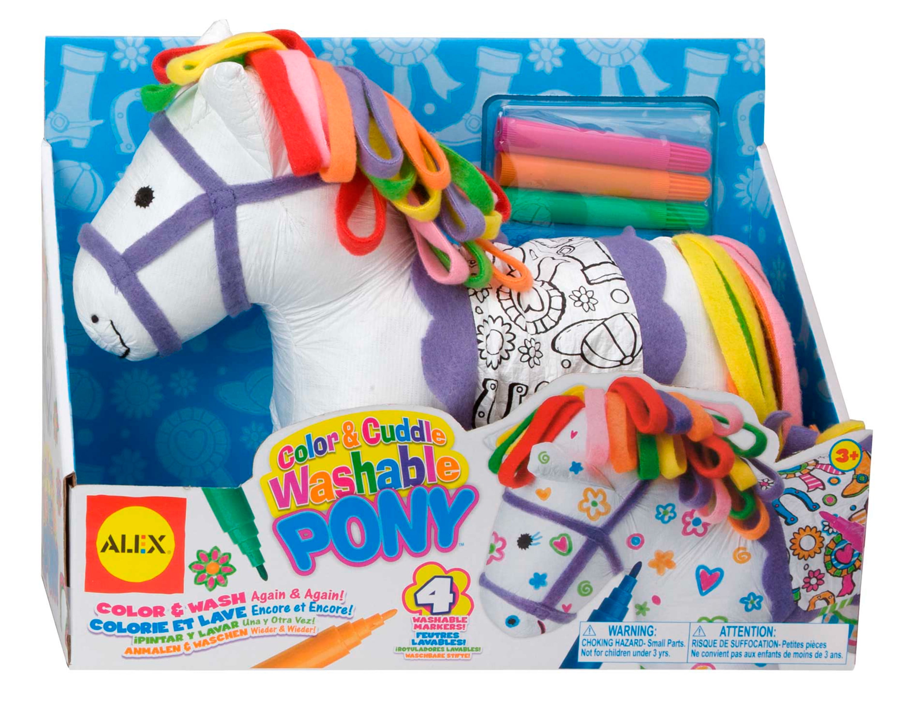 Color & Cuddle Washable Kit-Pony