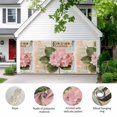 thumbnail image 2 of Pink Vintage Floral Garage Door Cover Banner 6 x 13 FT, Summer Botanical Retro Garage Door Curtains Backdrop with Grommets for Indoor Outdoor Wall Party Porch Yard Decorations Background, 2 of 9