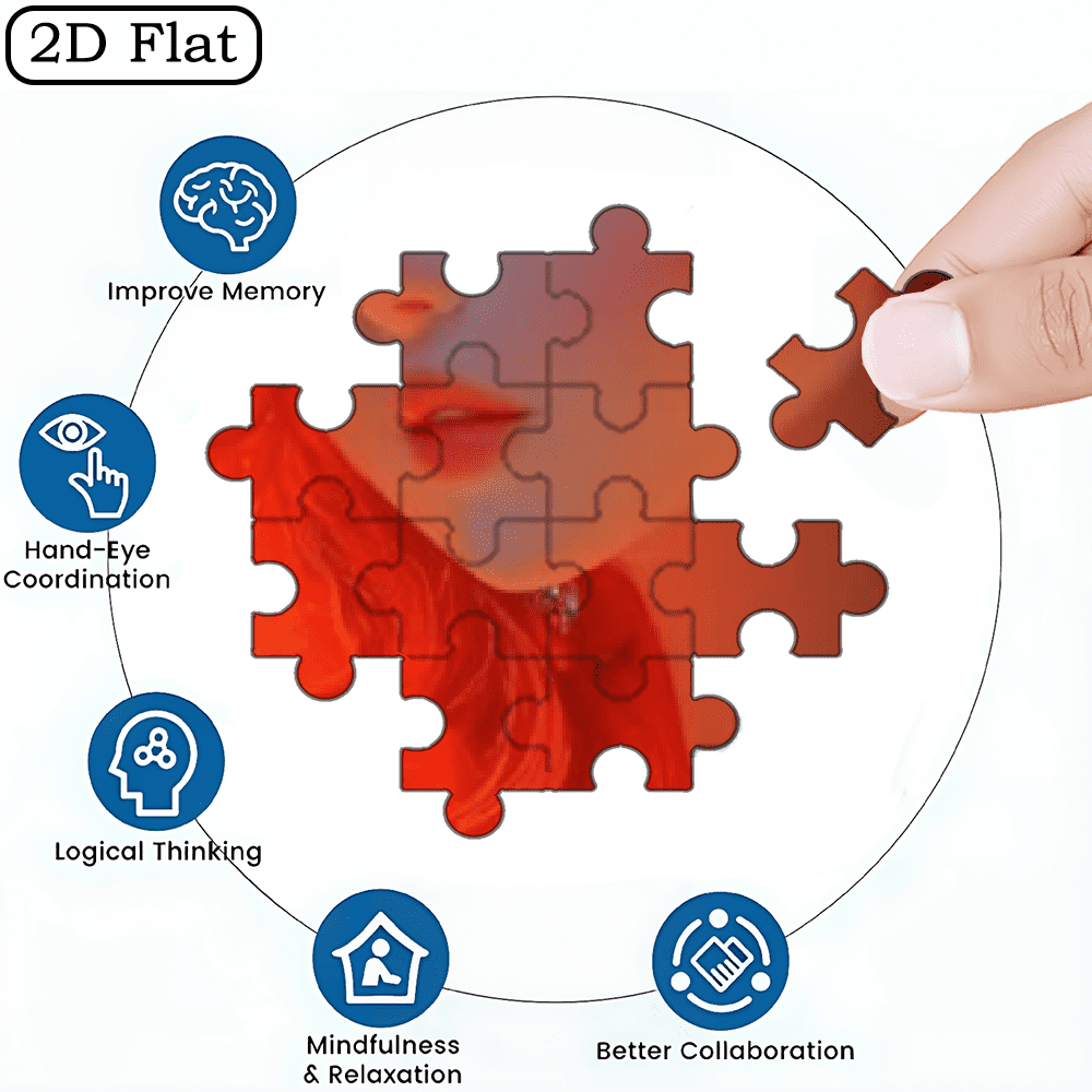 A Box of (1000pcs) Adult Puzzles, Character Landscape Theme, High Difficulty, Suitable for Adults, Family Entertainment, Home Decoration.29.4*19.6 in