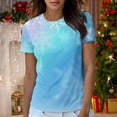 thumbnail image 7 of Under $5,Lolmot Christmas Shirts for Women Christmas Snowflake T-Shirt Girls Cute Graphic Tees Holiday Short Sleeve Shirts Casual Tunics Plus Size Tops, 7 of 7