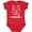 Red, variant on Inktastic Husky Sled Dog Mush Boys or Girls Baby Bodysuit