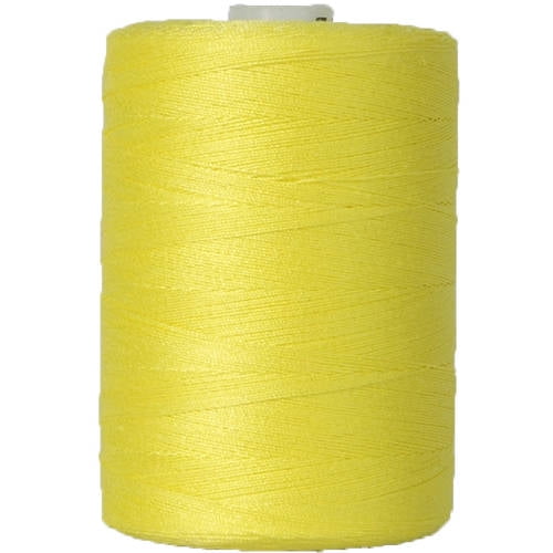 Threadart Cotton Sewing Thread 1000m Spools 50/3 Yellow 50