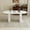 White, variant on 63" Oval Dining Table for 4-6, Farmhouse Kitchen Table with Thicken Tabletop and Wooden Pedestal for Living Space, Natural