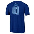 thumbnail image 3 of Men's Royal Kansas City Royals Father's Day Greatest Dad Tri-Blend T-Shirt, 3 of 3