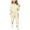 Beige, variant on MKOSPLRT Polka Dot Outfits for Kid Girls Lounge Sweatsuits Two Piece Long Sleeve Shirts Drawstring Wasit Joggers Loose Tracksuits with Pocket
