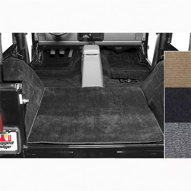 Rugged Ridge by RealTruck Deluxe Carpet Kit for Jeep CJ & Wrangler YJ | Black | 13690.01 | Compatible with 1976-1995 Jeep CJ & Wrangler YJ