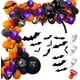 thumbnail image 1 of Kit de guirnalda de globos de 159 piezas con globos de araña, globos largos, adhesivo de murciélago 3D para fiestas temáticas, fondo de aula, decoraciones Namotu HMYH598, 1 of 6