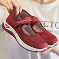 thumbnail image 6 of CHICVOMEY Comfortable Women's Sneakers Lightweight Hook‑and‑Loop Mary Jane Shoes Breathable Mesh Walking Shoes Ideal for Daily Wear & Walking, 6 of 8