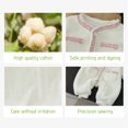 thumbnail image 4 of Zwiiyzr 2025 Baby Infant Boys Girls 1-18 Months Outfits Hooded Fleece Rompers Thick Fluffy Jumpsuit Winter Warm Outerwear Outfits Long Sleeve Onesie White, 4 of 6