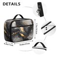 thumbnail image 6 of Grey and Gold Marble Pattern Insulated Lunch Bag Teens,Bento School Lunch Bag for Teens for Work,Picnic or Travel 10.6x7.7x4.3 Inches,12 Can Capacity, 6 of 6