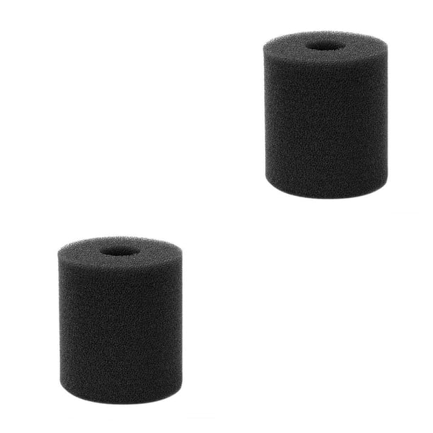 Cartucho de esponja Naiovety Filtro de piscina Repuesto Negro 10.2x9.3x3cm