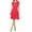Deep Coral, variant on Women's Floral Lace Dress Short Sleeve Party Dress