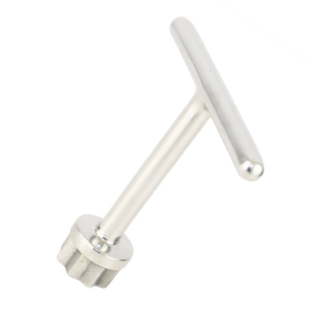 Homefurnishmall - Clé à Poignée En T Pour Pont De Yacht (Acier Inox 316) - Fonction Remplissage Carburant + Ouverture Trappe - 101 X 90 Mm - Pour Environnement Marin