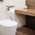 thumbnail image 2 of Uxcell Toilet Paper Holder with Phone Shelf Aluminum Alloy Copper Tone, 2 of 7