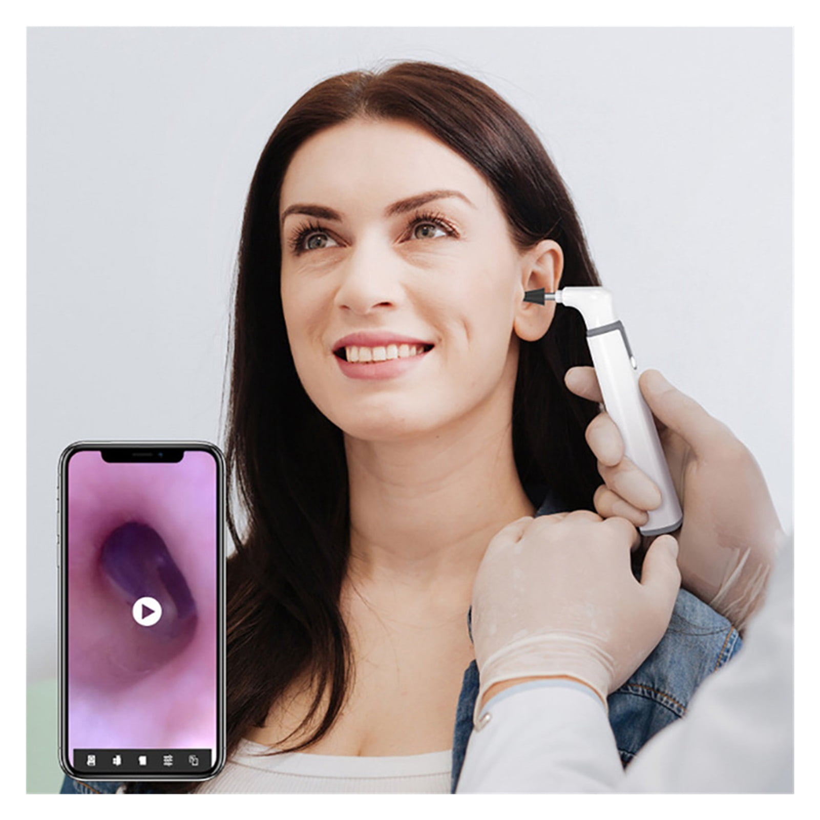 3.9mm Wireless WiFi Visual Ear Pick Smart High-definition Visual Ear Pick Endoscope Otoscope ,Various Applicable