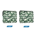 thumbnail image 7 of FORMRS 13-13.3 inch Laptop Sleeve Case Soft Carrying Quilted Computer Bag Cover, Light Green Camouflage Design, 7 of 7