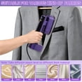 thumbnail image 6 of ReHaffe 1300W Garment Steamer 2-in-1,15s Fast Heat Up,6 Modes LED,190ML Leak-Proof Tank,Portable Travel Steamer for Clothes with Upright Base,Steam Iron 120V for Home,Laundry,Travel Use, 6 of 8