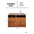 thumbnail image 5 of Gabinete de Cocina Integral Madi, Mueble Inferior Encimera y Tarja, Diseño Moderno y Funcional, Almacenamiento Amplio., 5 of 5