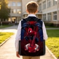 thumbnail image 6 of 3Pcs Large Capacity Spider Hero Bookbag Comic Pattern Teen Student Rucksack for School Travel Daypack with Heavy Duty Web Design Pattern, 6 of 6