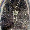 thumbnail image 4 of Gemstone Flat Silver Wrapped Pendant- Assorted Stones, 4 of 15