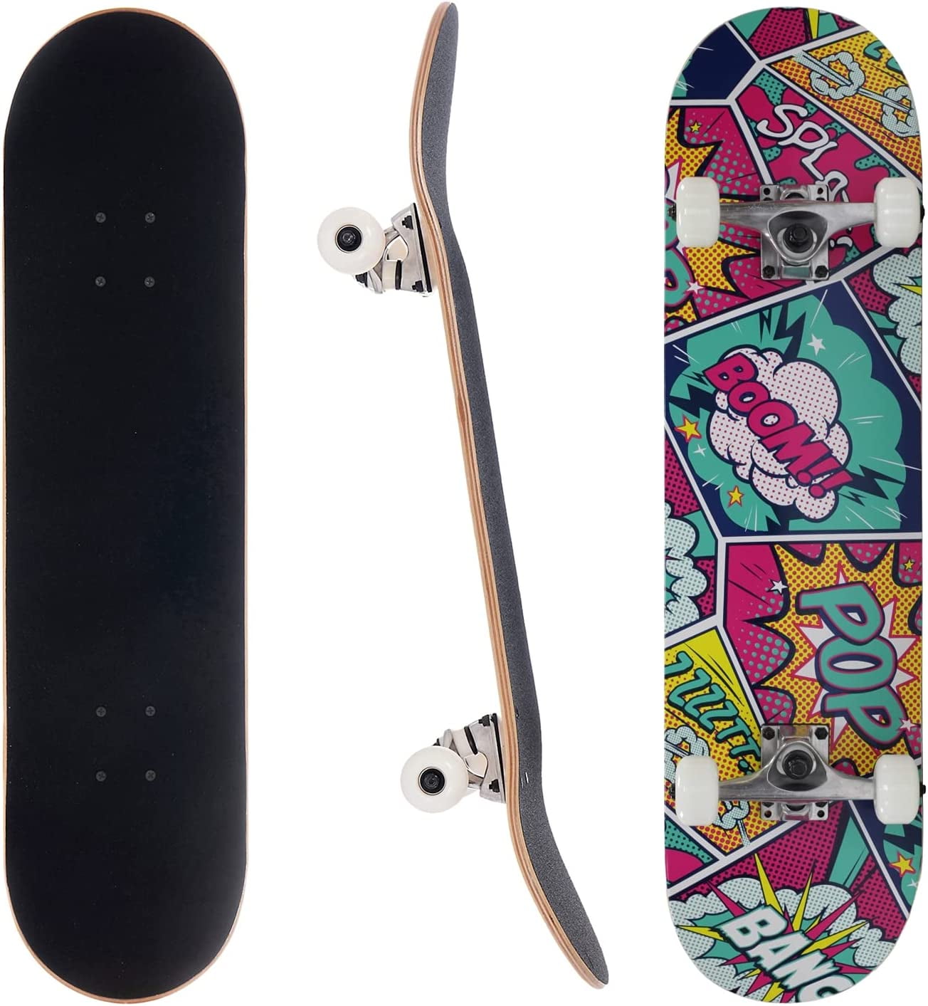 3WHYS 8" Complete Skateboard (Pop Art)