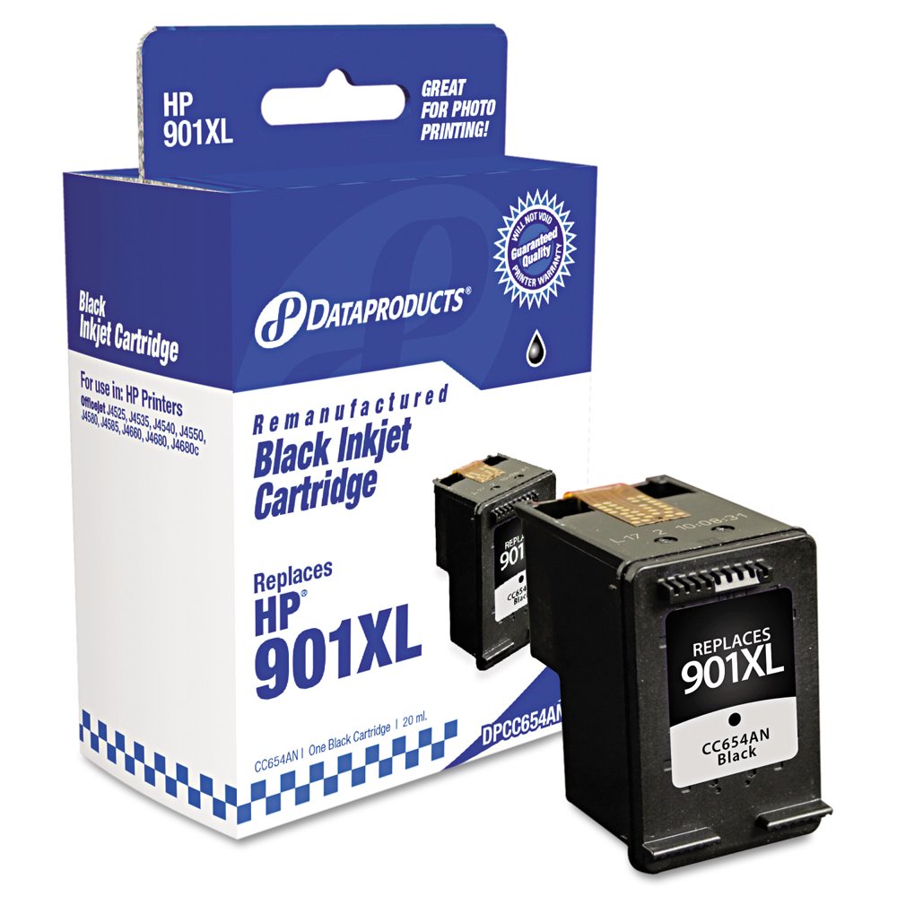 Dataproducts Remanufactured CC654AN (901XL) HighYield Ink, 700 Page