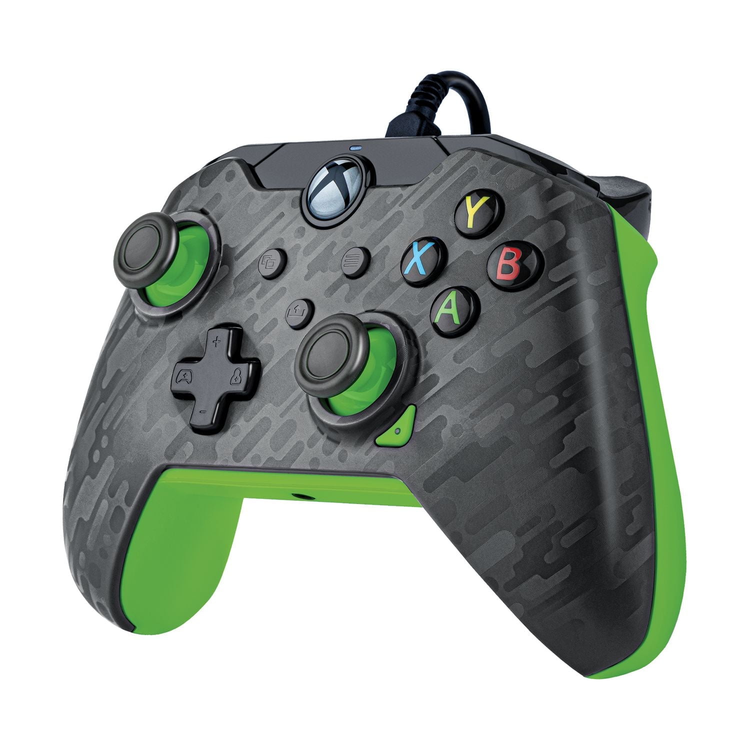 PDP Wired Controller: Neon Carbon - Xbox Series X|S, Xbox One, & Windows 10/11 PDP W CNTRL Néon carbone
