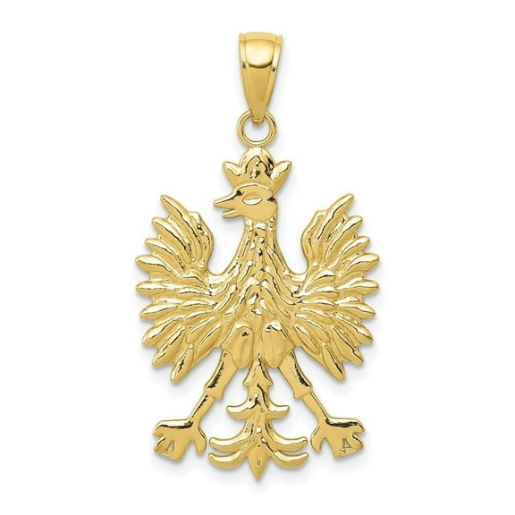 Auriga Fine Jewelry 10K Yellow Gold Eagle Charm Pendant for Women