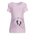 thumbnail image 5 of Time and Tru Women's Maternity Graphic T-Shirt, 5 of 6