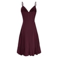 thumbnail image 2 of Drppepioner Robe Décontractée pour Femmes à Col en V d'Été, Dos Nu, Imprimée, Robe Maxi pour la Plage, 2 of 3