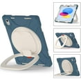 thumbnail image 2 of iPad 10th Generation 2022 Case 360°Rotatable Stand with Shoulder Strap Handle Pencil Holder Heavy Duty Shockproof Silicone Protective Case for iPad 10, 2 of 8