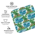 thumbnail image 3 of Vsdgher Hawaii Palms Leather Coasters for Drinks, Durable Drink Coasters 4 Set for Tabletop Protection, Luxurious Home Décor and Housewarming Gift ( {designName})Square, 3 of 6