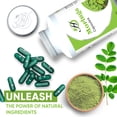 thumbnail image 6 of Herboganic Moringa Capsules 500mg 60 Capsules - 100% Natural Vegetarian Capsules, 6 of 8