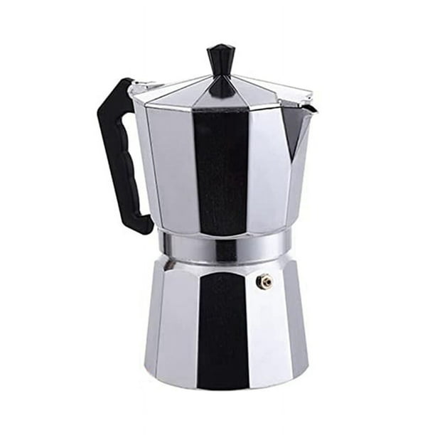Cafetera Espresso Maker Moka Pot, Stovetop Espresso Maker para Great Flavored Espresso para VitroceráMica EléCtrica